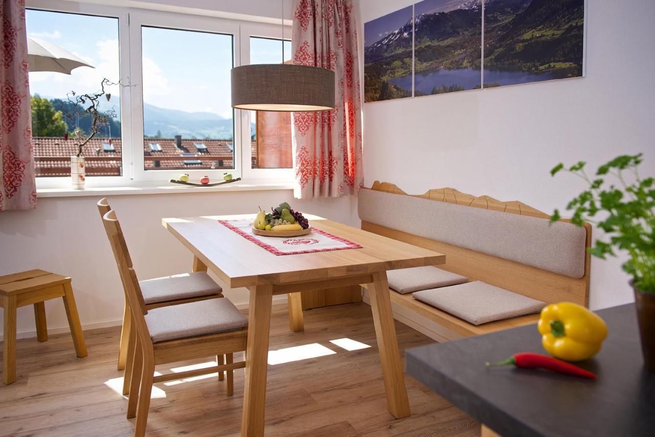 5 Sterne Ferienwohnung Hochgratblick Mit Schwimmbad Und Sauna Oberstaufen Exterior foto